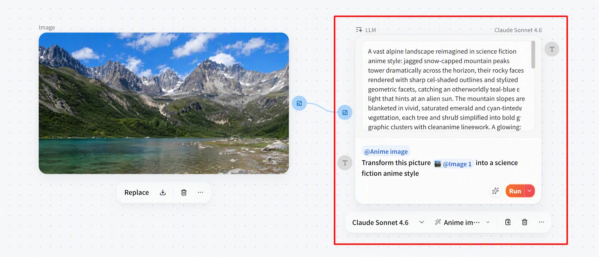 FlowWall AI tutorial screenshot: View LLM generated results