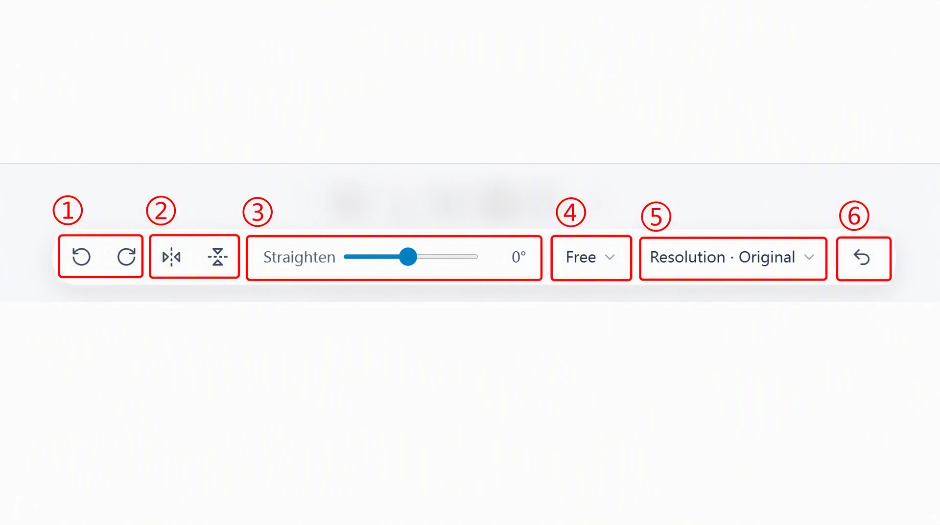 FlowWall AI tutorial screenshot: Fine cropping toolbar